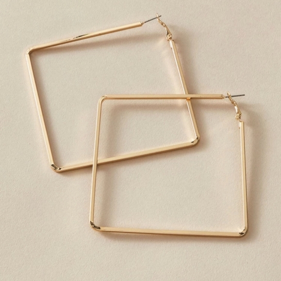 *Drew* Geometric Large Earrings - Picture 2 of 4